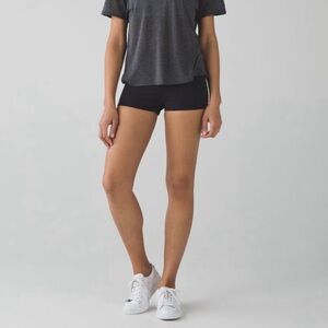 Lululemon Black Roll Down Boogie Short